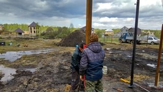 Заказать монтаж винтовых свай в Егорьевск - цена под ключ с доставкой от 1883 шт